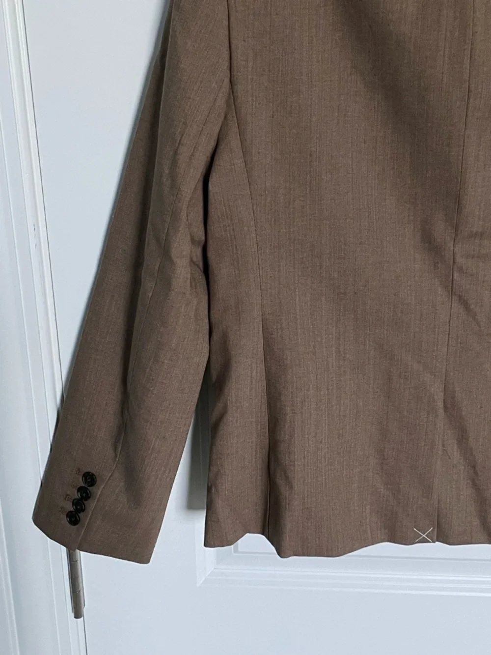 New! J. Crew École Italian studio wool blend Blazer 10 brown tan 54385
